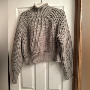 H&M Taupe Women's Turtleneck Sweater